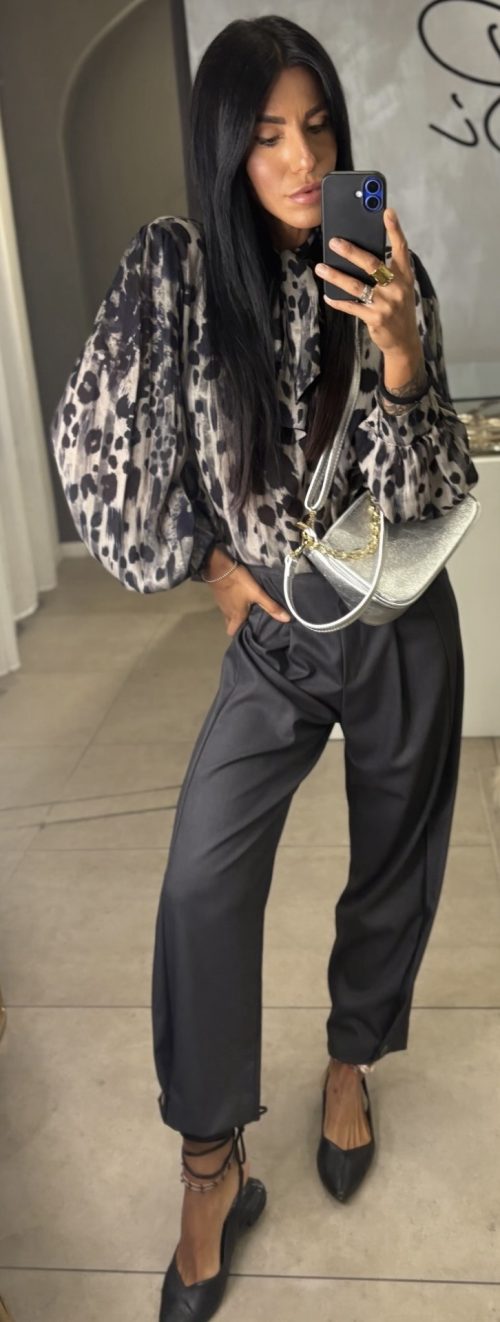 PANTALONE TAGLIO MASCHILE SARTORIALE