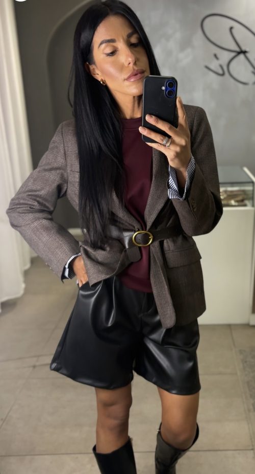 BLAZER OVER CON CINTURA